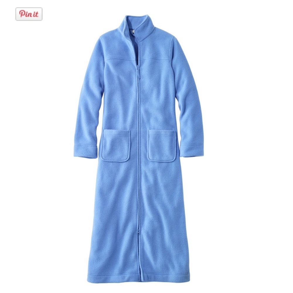 L.L.Bean Fleece Robe Zip Up - BNWT - Picture 9 of 9